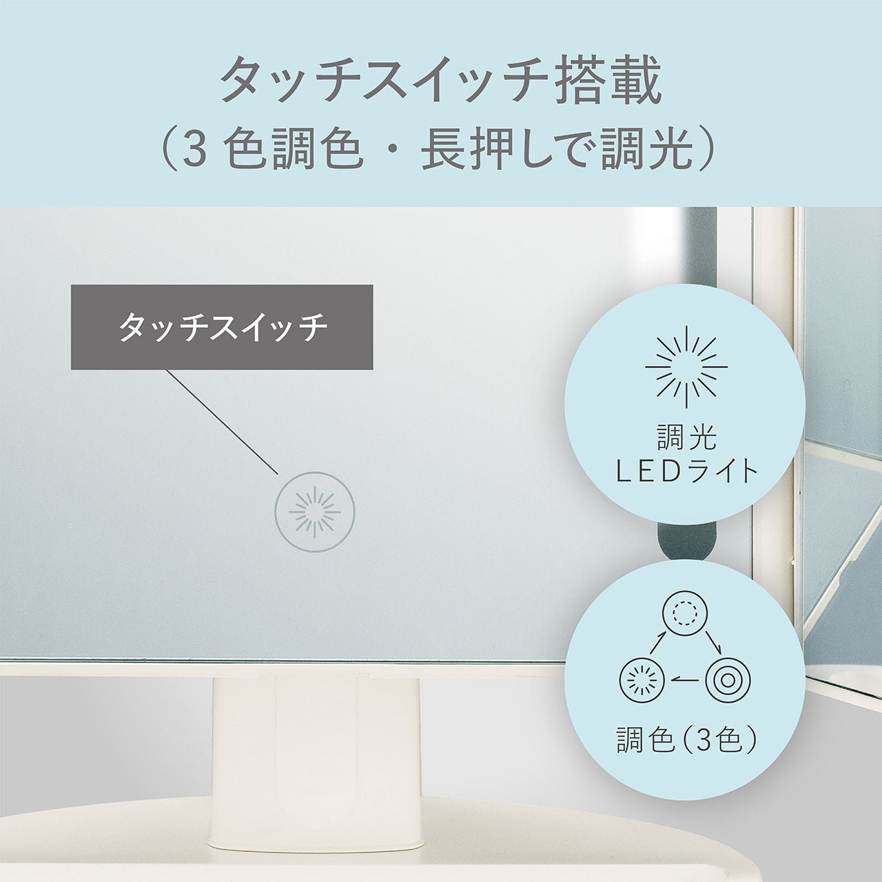 <small>PAUL & JOE</small><br>LED Tri-fold Mirror
