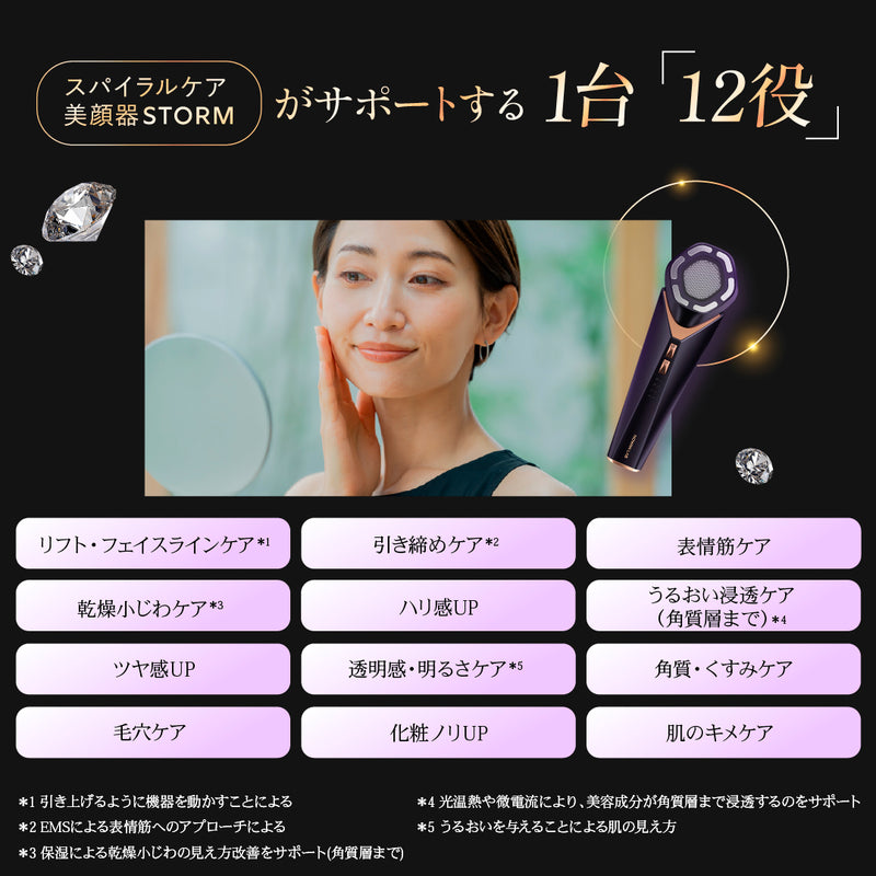 NOWMI LAB スパイラルケア美顔器STORM