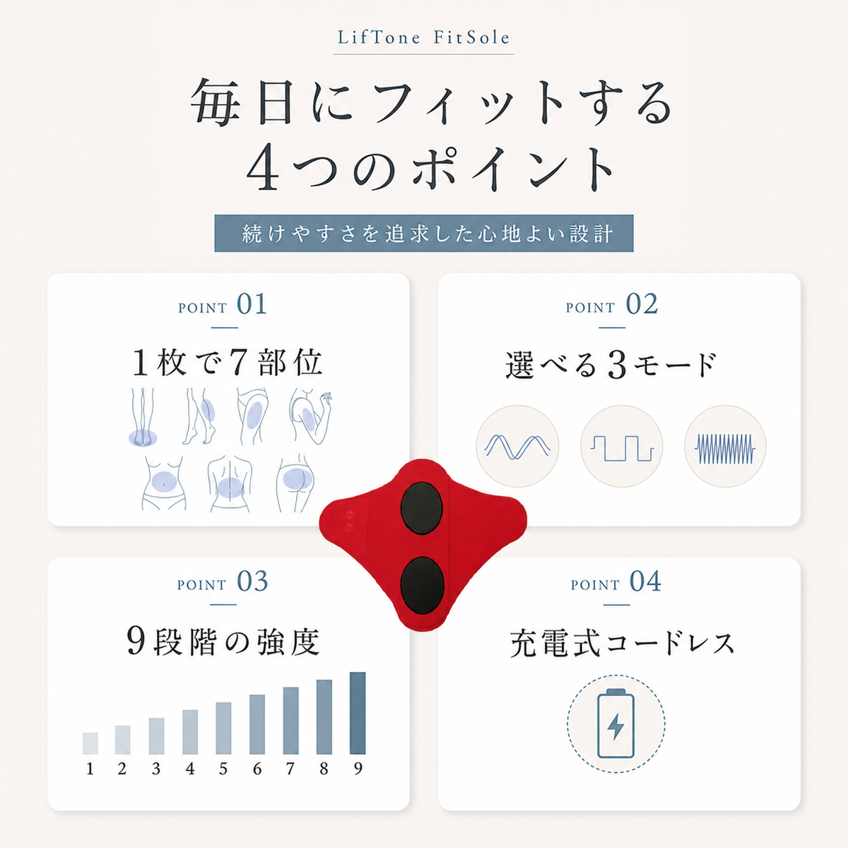 LifTone FitSole 商品説明画像 5