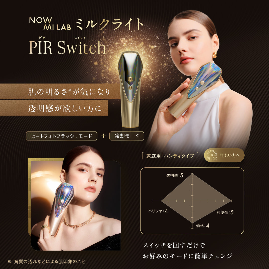 煥膚光療美顏儀 NOWMI Milk Light Switch