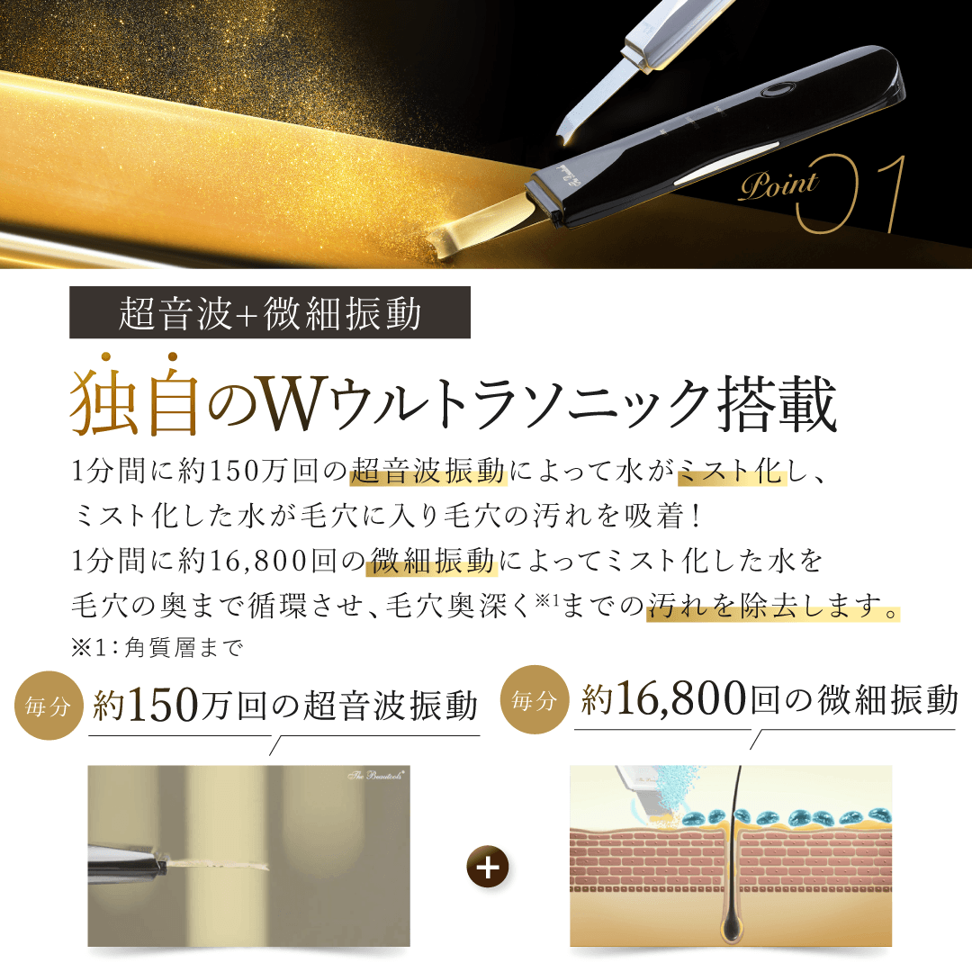 ウォーターピーリング複合美顔器Rocklean ロックリーン