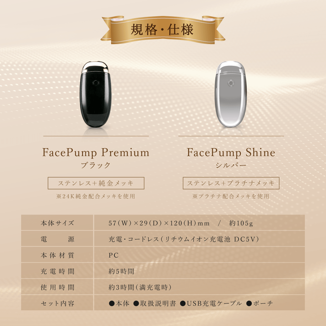EMS複合美顏器FacePump（臉部幫浦）